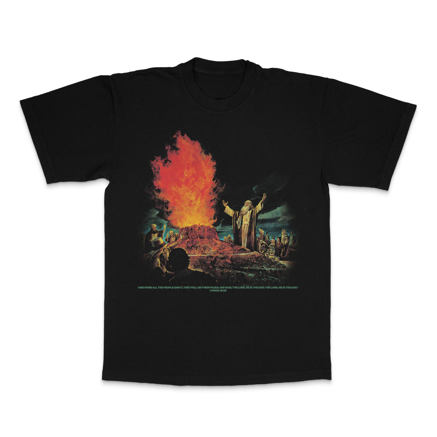 "Answer by Fire" Tee