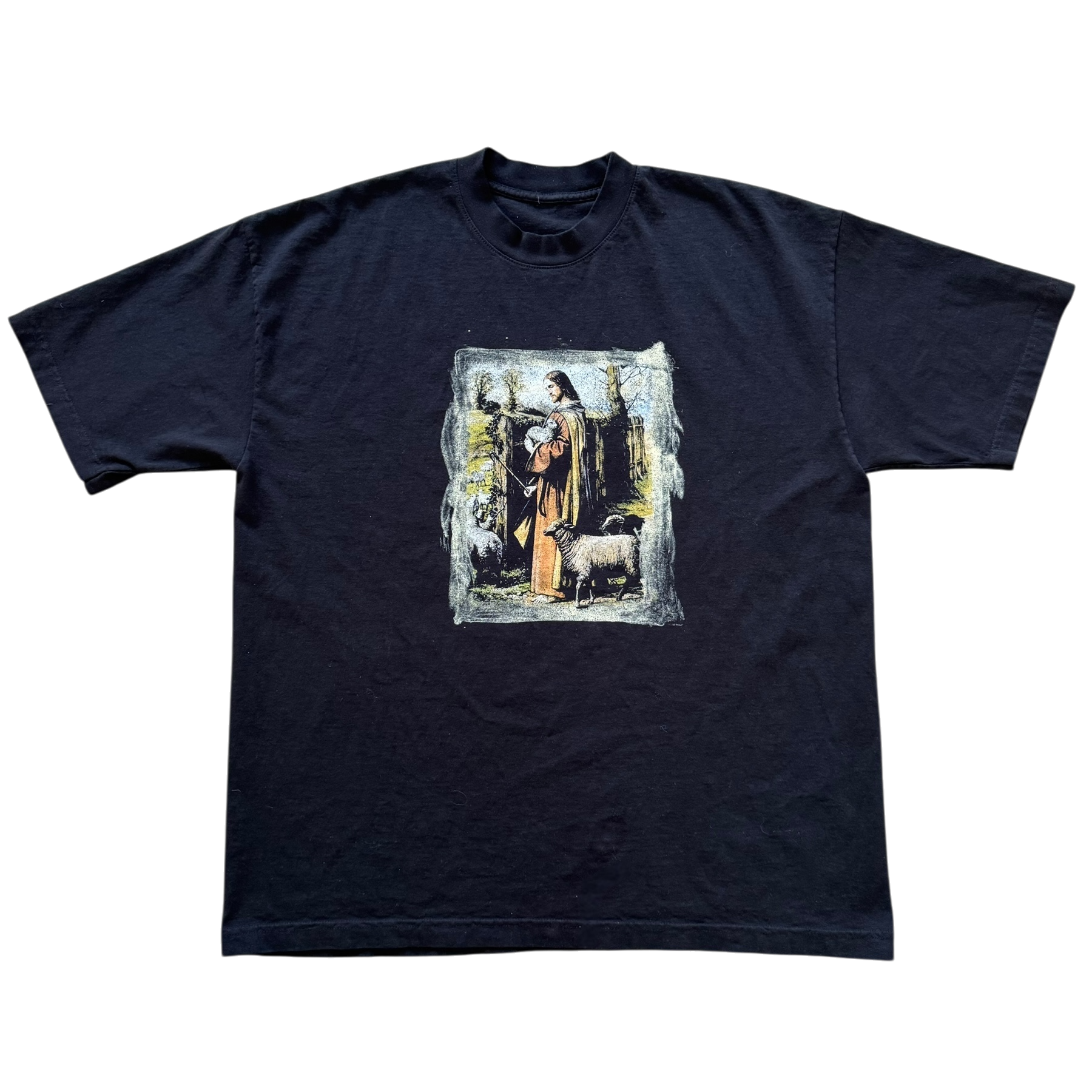 Hallowed Heart Good Shepherd Tee, John 10:11 Christian streetwear