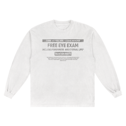 Hallowed Heart 20/20 Long Sleeve, Romans 10:9 Christian streetwear