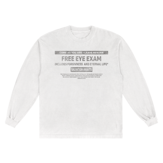 Hallowed Heart 20/20 Long Sleeve, Romans 10:9 Christian streetwear